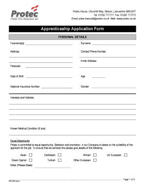 Apprenticeship Application Form.docx - Fill and Sign Printable Template ...