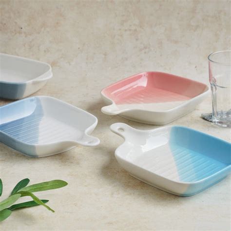 Ombre Plate With Handle Online - Premium Baking Tray | Nestasia