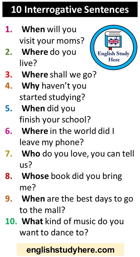 Image result for Interrogative Adverbs Examples