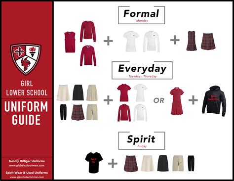 Uniform Guides | St. John's Student Store