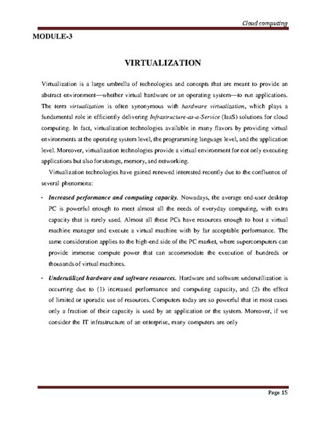CC- Module 3 - NIL - MODULE- VIRTUALIZATION Virtualization is a large ...