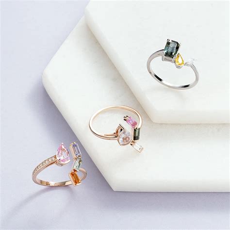 Paradiso 1.55 CT Multicolor Sapphire and Diamond White Gold Ring