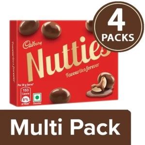 Cadbury Nutties Sugar Coated Chocolate Pack, 30 g Bars Price in India ...