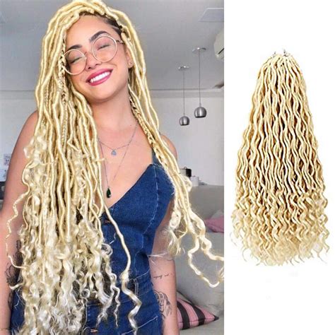 Buy WOGO Beauty 6 Packs Goddess Locs Crochet Hair Natural Goddess Faux ...