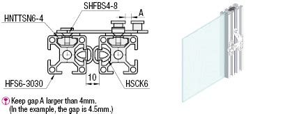 HSUKJ8-SET | Slide Locks | MISUMI | MISUMI India