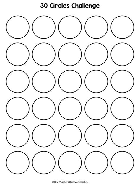30 Circles Challenge
