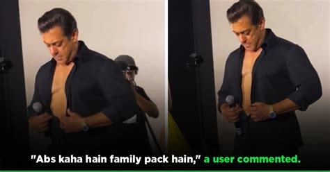 Salman Khan Unbottons His Shirt To Show Off His Six-Pack Abs