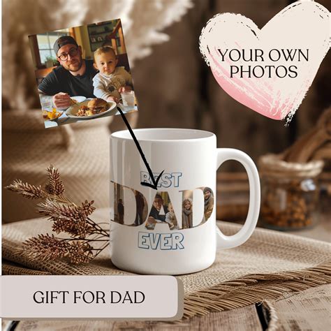 Happy Father's Day Mug, Custom Picture Gift, Custom Coffee Mug, Mug ...