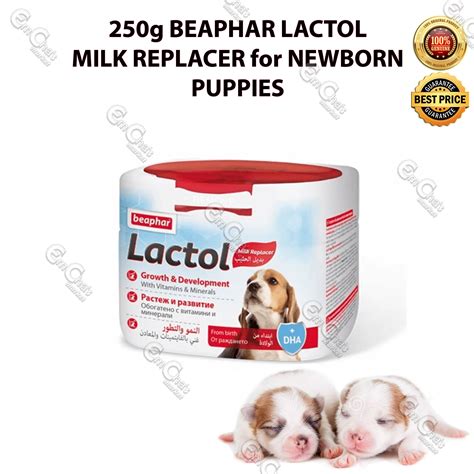PUPPIES' MILK: 250g Beaphar Lactol Milk Replacer for Newborn PUPPIES ...