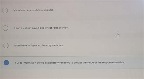Solved Which of the following statements about regression | Chegg.com