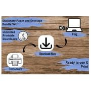 Buy Anniversary Stationery Paper and Envelopes with Liner Set ...