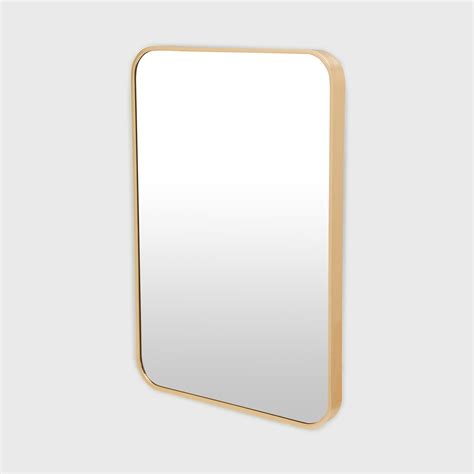 Buy Reflection Broadway Gold Framed Rectangular Wall Mirror from Home ...