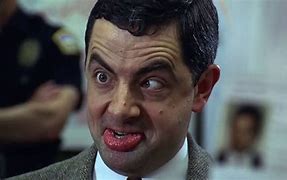 Image result for Mr Bean Confused Face