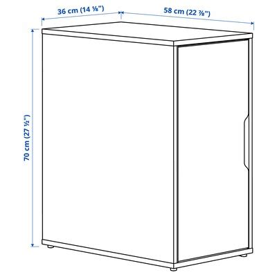 ALEX storage unit, white, 36x70 cm (141/8x271/2") - IKEA