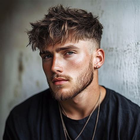 The Messy Fringe Mid Fade: Featured Style Guide | Beard Beasts Blog ...