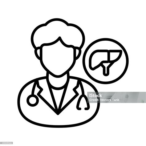 Hepatologists Icon In Vector Logotype Stock Illustration - Download Image Now - Icon Symbol ...