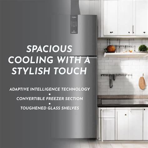 Whirlpool Fridge 308 L Double Door - IFPRO INV CNV 355 Illusia at EMI ...