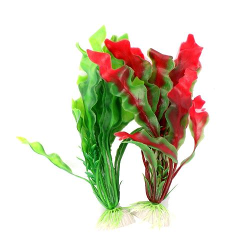 KTM Healthcare® 2Pcs Aquarium 7.9" Height Red Green Aquatic Water ...