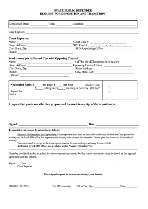 Image result for Deposition Transcript Form