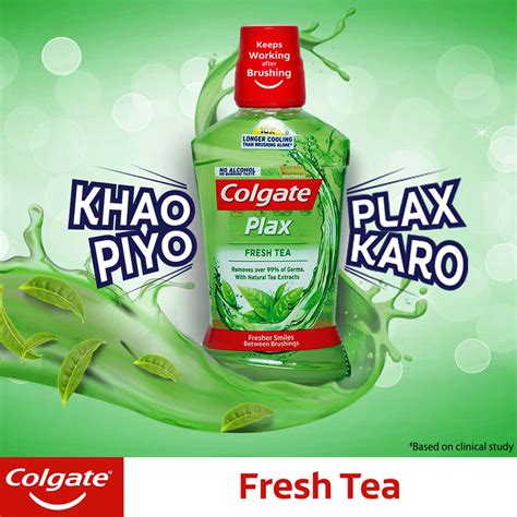 Buy COLGATE PLAX FRESH TEA MOUTH WASH 500 ML Online & Get Upto 60% OFF ...
