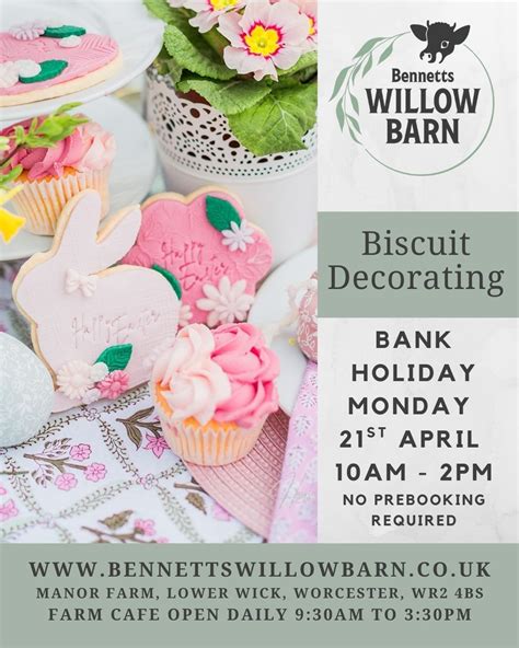 Easter Biscuit Decorating, Bennetts Willow Barn, Worcester, 21 April ...