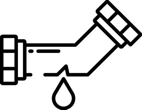 Leak outline illustration 45491687 Vector Art at Vecteezy