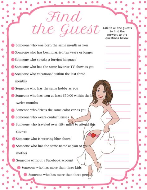 Bridal Shower Free Games Indulge In Our Selection Of Free Printable ...
