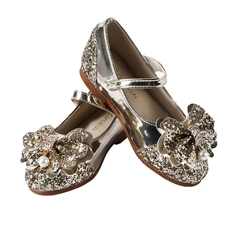 ContiKids Girls Glitter Mary Jane Sparkle Princess Party Dress Shoes ...