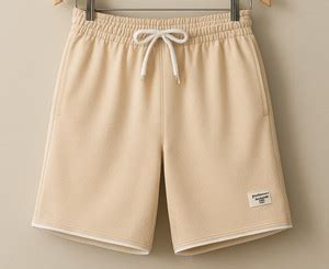 MK BROTHERS Solid Men Beige Basic Shorts, Boxer Shorts, Gym Shorts ...