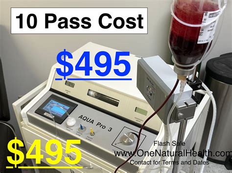 10 Pass Ozone Therapy Cost