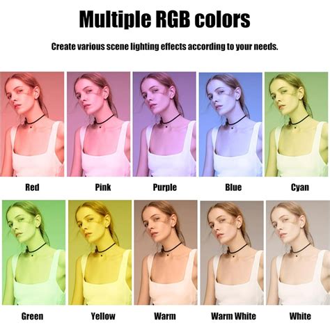 Dyazo 10 Inch RGB LED Ring Light & 7 FT Tripod Combo for Camera ...