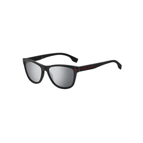 Buy Hugo Boss Silver Mirror Nylon UV Protection Full Rim Wayfarers ...
