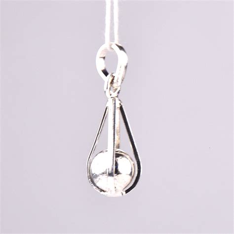 Buy Future Point Solid Ball Pendant (Standard Size, Silver) at Amazon.in