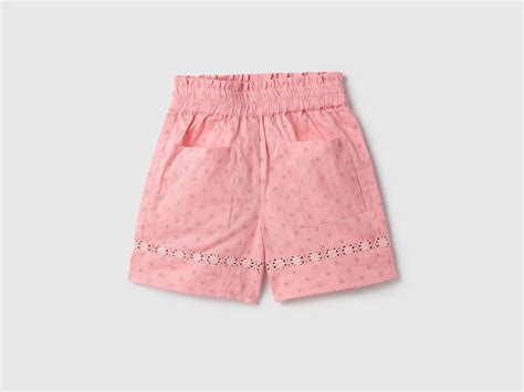 Schiffli Embroidered Regular Fit High Waist Shorts – United Colors of ...