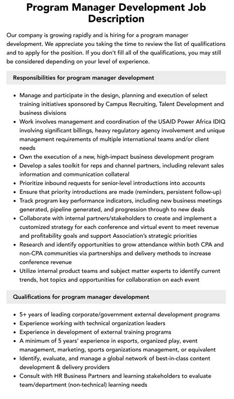 Program Manager Jobs 的图像结果