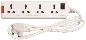 HAVELLS 240V 6A, 4 Way 4 Socket Extension Boards Price in India - Buy ...