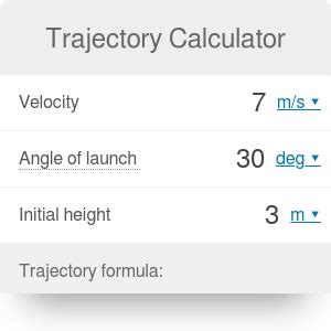 Image result for Trajectory Calculator