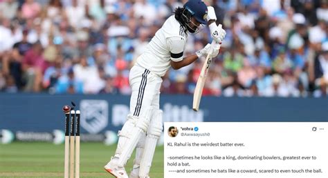 "Wierdest batter ever" - Fans criticize KL Rahul's approach as he ...