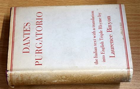 Dante's Purgatorio by Dante ( Translated By Laurence Binyon ): Very ...