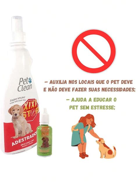 Kit Xixi Stop Pipi Certo Educador Para Cachorros Filhotes e Ajuda ...