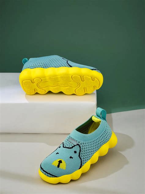 WHRIL Green Kids Walking Shoes – Campus Shoes