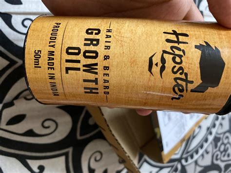 Hipster Hair & Beard Growth Oil For Men 50ml | With Vitamin E, Keratin ...