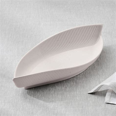 Buy Corsica Silvano Melamine Leaf Serving Platter - 36x15cm from Home ...