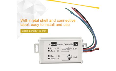 Robocraze 9-60V DC Motor Speed Controller | Adjustable Speed Controller ...