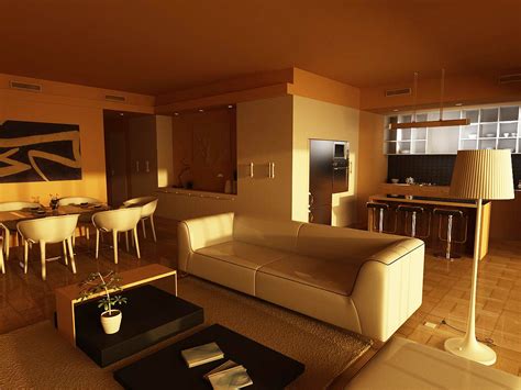 自己做的室内3d效果图|空间|家装设计|Steve_William - 原创作品 - 站酷 (ZCOOL)