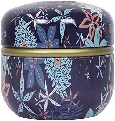 Ella - By Miniqarto Mini Round Metal Storage Boxes, Flower Metal Jar ...