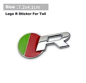 Styling Car 3D Metal R RS Emblem Badge Logo Stickers For Jaguar XF XFL ...