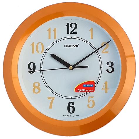 Buy Oreva Ajanta Fancy Plastic Wall Clock (White) Online at Low Prices ...