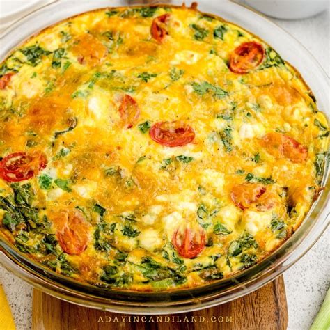 Easy Crustless Quiche Spinach and Feta | Recipe | Spinach and feta ...