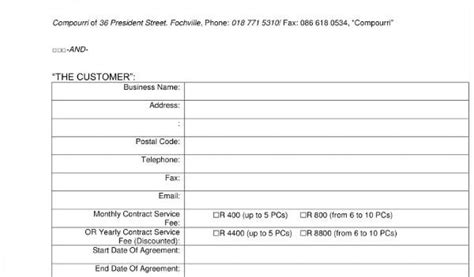 Image result for Computer Service Agreements